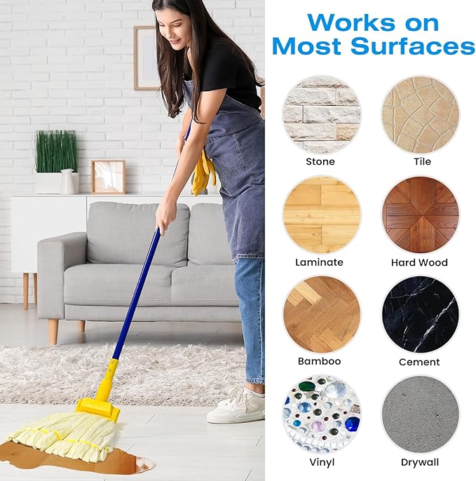 Matthew Cleaning Microfiber Tube Mop(LargeYellow12Pack) Heavy Duty Mop Head ReplacementExcellent AbsorbencyPremium launderabilityReusableLoop end for HomeCommercial and Industrial Use
