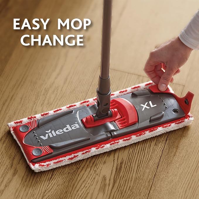Vileda Ultramax Power XL Wet Mop Refill Pack Wei-grau-rot 1 Count