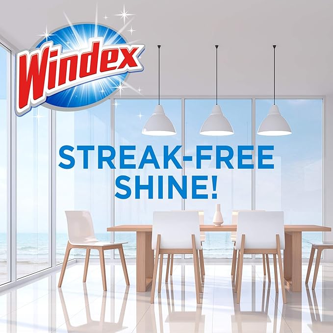Windex Glass and Multi-Surface Cleaning Wipes 28 Count - Pack of 6 (168 Total Wipes)