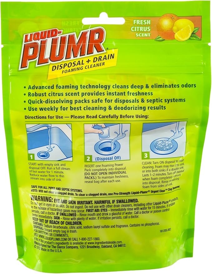 Clorox Company 30717 Dispenser Drain Foam Cleaner