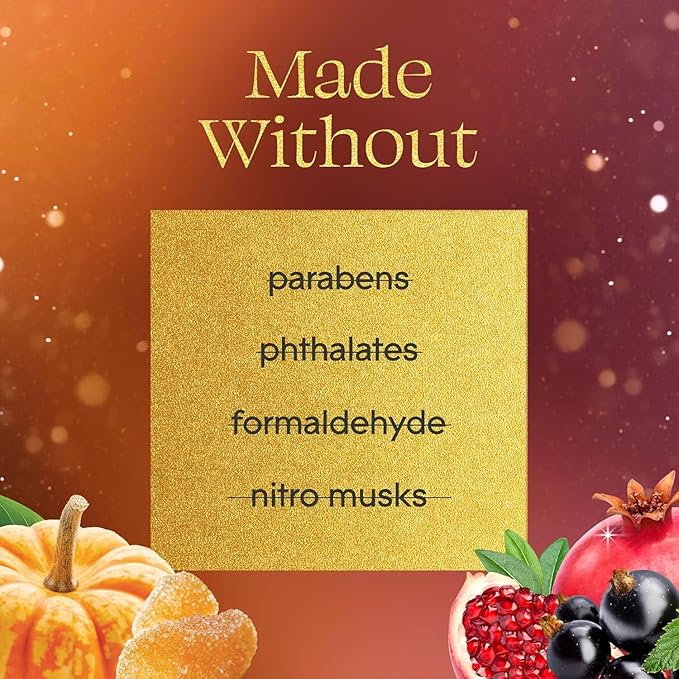Glade PlugIns Scented Oil Refill 5-Pack Pumpkin &amp Ginger + Pomegranate &amp Currant Fragrance 0.67 fl oz (25 Total Refills) Air Freshener Oil Refills for Plug-In Warmer