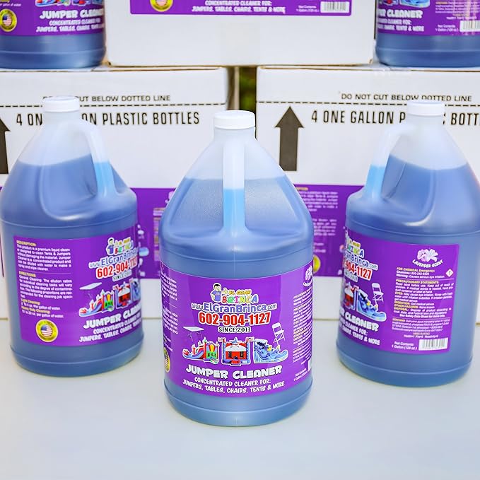 EL GRAN BRINCA Jumper Cleaner for any inflatable tables chairs tents | 1 Gallon