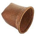 PRETYZOOM Straw Woven Garbage Can Large Wastebasket Rattan Rubbish Container for Kitchen Bedroom Office Bathroom Dormitory Storage Bin