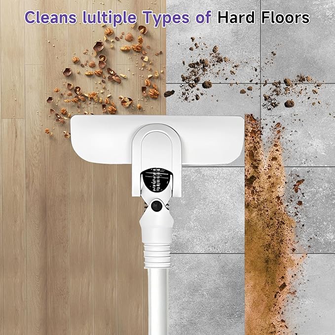 Corded Stick Vacuum Cleaner Hardwood Floor Vacuum 600W Powerful Hard Floor Vacuum Cleaners Powerful Upright Corded Vacuum Cleaner Suitable for Hair Pet Hair Wood Floors Tile Floors Dorm