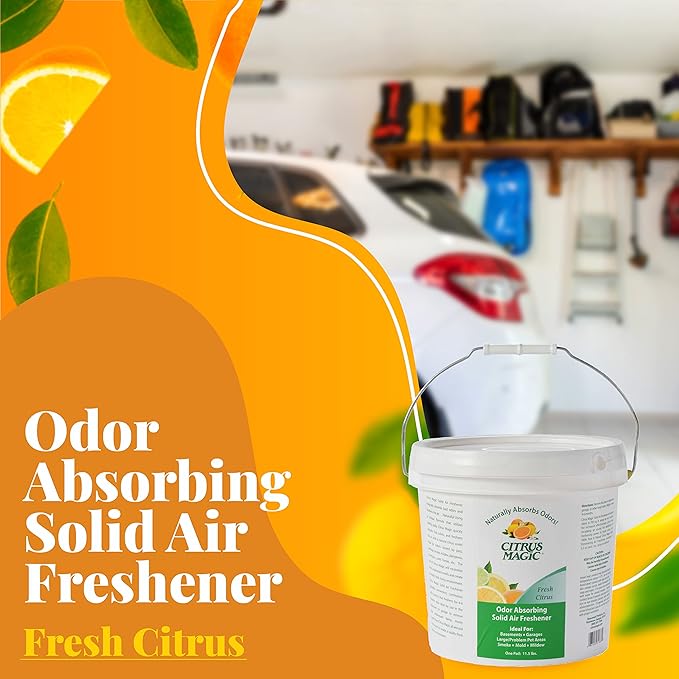 Citrus Magic Odor Absorbing Solid Air Freshener Fresh Citrus 11.5-Pound