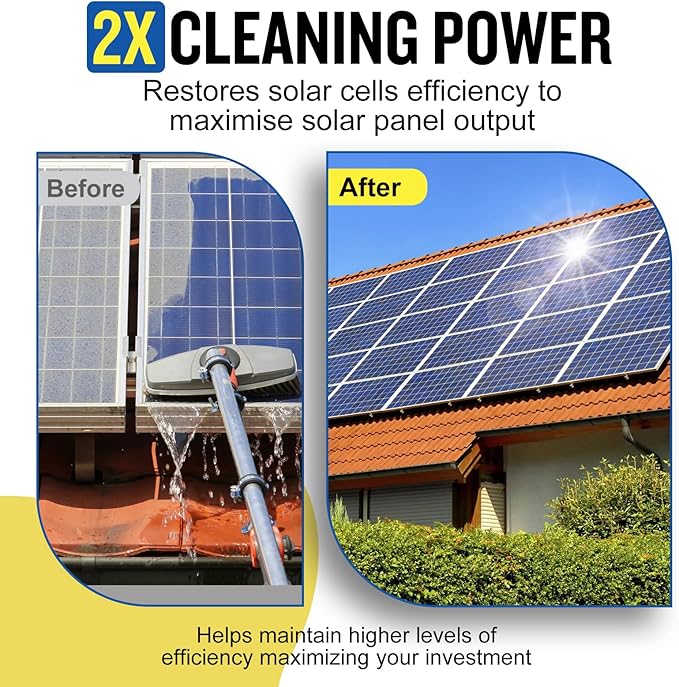 Teexpert Solar Panel Cleaner (1Gallon Makes 600 Gallons) Ultra Concentrated Glass &amp Solar Panel Cleaning Pro Quick Dry Streak-Free Remove Dirt Dust Droppings Fingerprints Oils &amp Water Sp