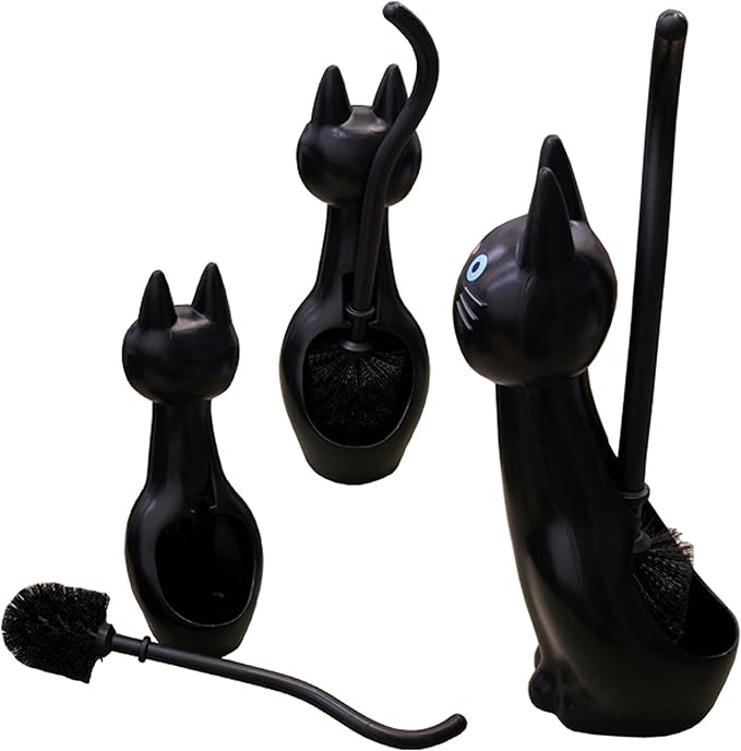 Meiho ME02 Cat Toilet Brush Black