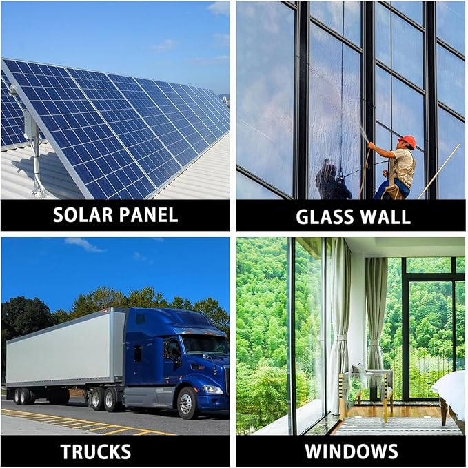 Window Cleaning Telescopic Brush Conservatory Roof Cleaner Water Fed Pole Photovoltaic Panel Cleaning7.2m