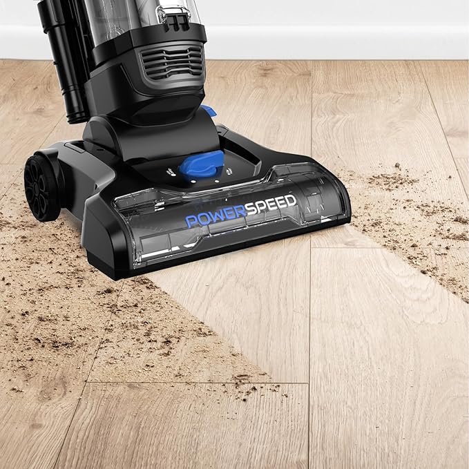 Eureka PowerSpeed Lightweight Upright Vacuum Cleaner for Carpet and Hard Floor Powerful Bagless Upright Vacuum Cleaner for Home Pets NEU181A Blue