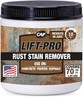CAF Lift Pro Rust Stain Remover Concentrate for Concrete Pavers Brick Tile and Grout Outdoor Natural Cleaner Powder Makes 1 Gallon No Scrub Rust Remover for Driveway Patio and Asphalt Surfaces