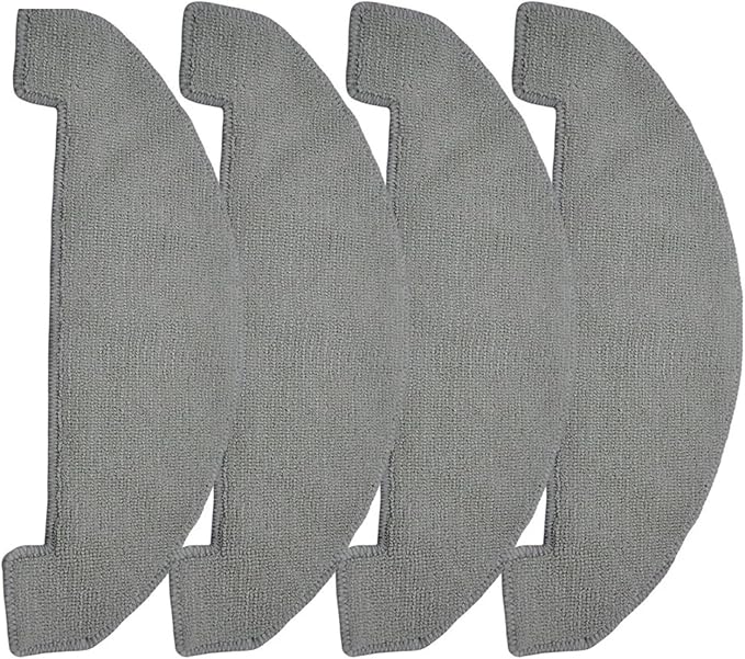 4pcs Mop Cloth Compatible for Proscenic Q8 Robot Vacuum Cleaner Spare Parts Household Cleaning Replacement Accessories
