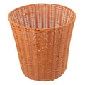 PRETYZOOM Waste Basket for Home and Kitchen Imitation Rattan Woven Trash Can Multipurpose Storage Basket for Organizing Clean Design for Spaces