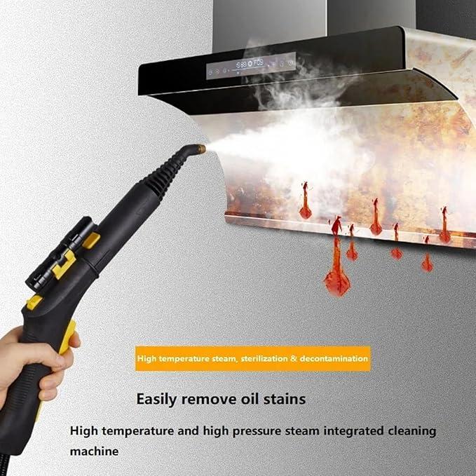 Household Electric Steam Cleaner 2600W Portable Handheld Steamer Car Kitchen Brush Cleaning Machine