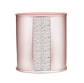 Zahari Home Sinatra Waste Basket Decorative Beautiful Designs Bathroom Bedroom Living Room Decor Blush
