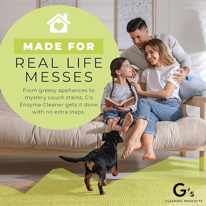 G's Cleaning Biodegradable All Purpose Cleaner – 32 oz Non-Toxic Natural Cleaning Spray – Multipurpose Cleaner Spray for Multi Surface Kitchen Counter Top Furniture Floor Home and Household