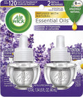Air Wick Plug in Scented Oil Refill 2 ct Lavender and Chamomile Air Freshener Essential Oils