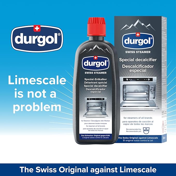 Durgol Swiss Steamer Descaler and Decalcifier for All Brands of Steamer Ovens 16.9 Fluid Ounces