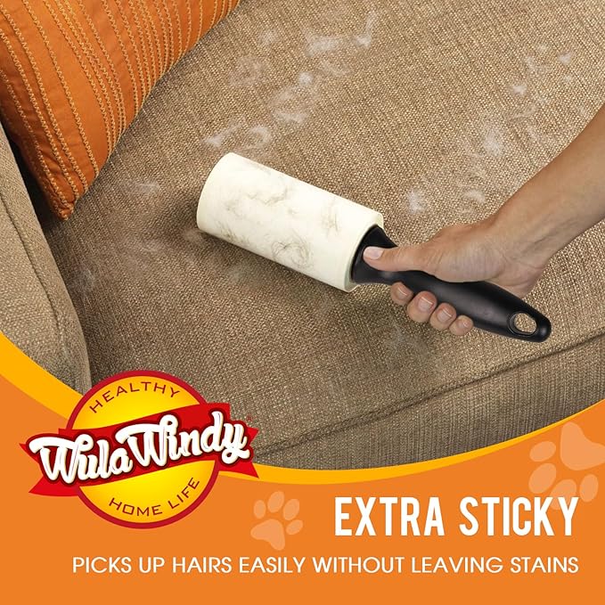 Extra Sticky Lint Roller Mega Value Set 21 Pack for Pet Hair Removal Lint Rollers for Pet Hair Extra Sticky Dog &amp Cat Lint Remover for Clothes Furniture Carpet