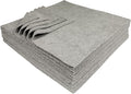 Ultra-Cut Absorbent Microfiber Towels Silver-Embedded Lint &amp Scratch-Free for Home Lab &amp Dairy Industry Use 12x12 Inches 25-Pack