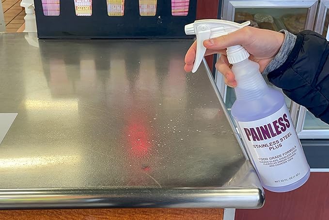 Painless Stainless-Steel Cleaner 32oz. (Pack of 6)