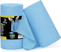 LIVOS Microfiber Cleaning Cloth Roll - 100 Pack Reusable Paper Towels Microfiber Towels for Car Super Absorbent Cleaning Rags for HouseKitchenWindow-Blue 11.5x11.5|Lightweight Quickly Dry