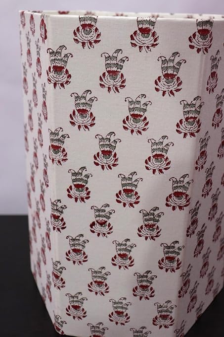 Generic Floral Hand Block Print Paper Dustbin Cotton Printed Wastebasket Indian Vintage Home Decor Hotel Room Decor (1 Small Botti)