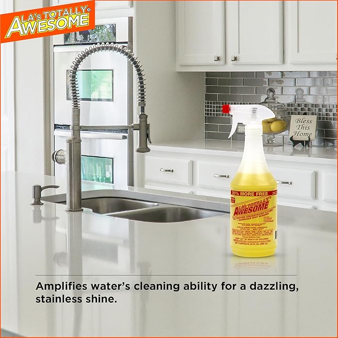 La's Totally Awesome All Purpose Cleaner 4-Pack (64 oz Each) – Concentrated Formula Degreaser and Multipurpose Cleaner – Heavy Duty Bulk Cleaning Supplies for Home Auto Kitchen &amp Business