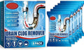 Drain Clog Remover Powder Sewer Cleaning For Hair &amp Debris Quick-Acting(1box)