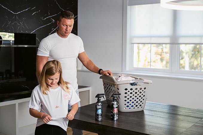 DadMode Instant Fabric Spot Cleaner | 1000 Stain Treatments | Fastest Clothing Spill Remover | 3-Pack Refill | Quick Spray &amp Wipe | Multi-Surface for Clothes Carpet &amp Upholstery | Sandalwood