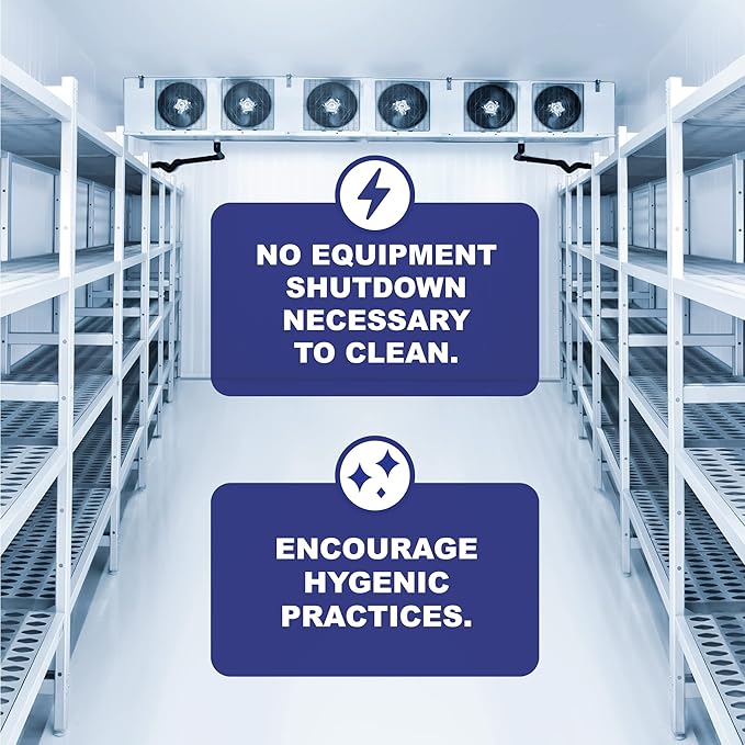 Freezer Cleaner – 4 Gallon | Deices and Cleans Ready to Use Commercial Strength For Cold Storage Works Down to -20°F