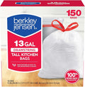 Berkley And Jensen Drawstring Trash 150 Count