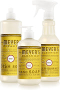 Mrs. MEYER'S CLEAN DAY Kitchen Basics Set Daisy Scent Cleaning Supplies includes Hand Soap (12.5 Fl Oz) Dish Soap (16 Fl Oz) and Multi-Surface Cleaner (16 Fl Oz)