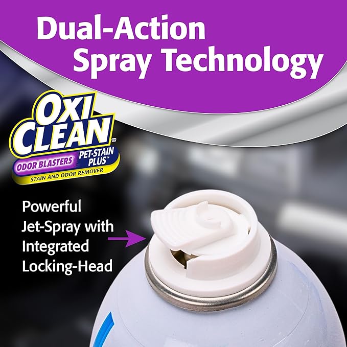 OxiClean 57214OC Pet Stain Plus Stain and Odor Remover with Odor Blasters