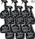 HOPE'S Perfect Glass Cleaner Spray Streak-Free Ammonia-Free Window Mirror Screen Tinted Glass and Shower Door Cleaner Indoor and Outdoor Glass Surfaces 32 Fl Oz Pack of 12