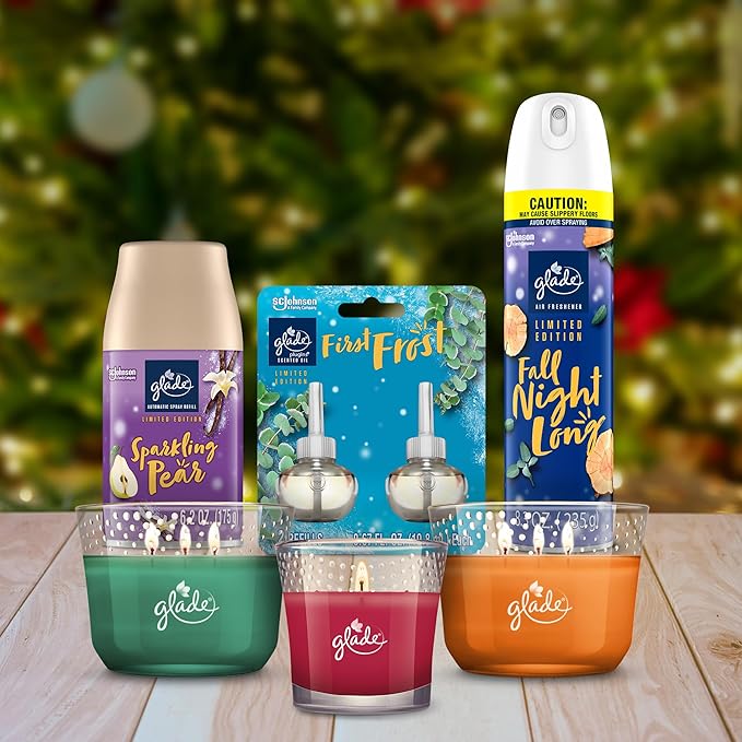 Glade Air Freshener Room Spray Fall Night Long 8.3 oz 6 Count