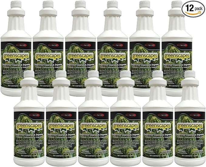 Quest 2980 GREENSCAPES Oxygenated Cleaner &amp Degreaser Quart (Case of 12)