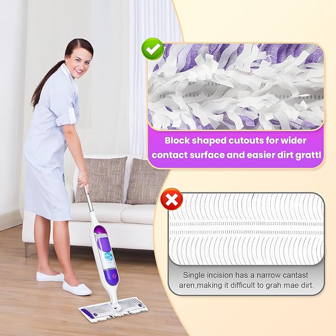40 Cout Power Mop Pads Refills for Powermop  Multi-Surface Disposablen swiffer Power Mop PadsUnscented Spray Cleaning Repalcement Pads Refill