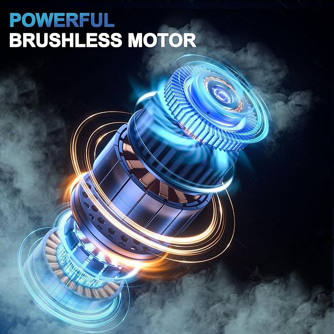 Cordless Vacuum Cleaner with LED Light Battery Operated Vacuum Lightweight Vacuum HEPA Filter Multiple Attachments for For Pet Hair &amp Deep CleaningKeep Filter Clean For Max SuctionSilver