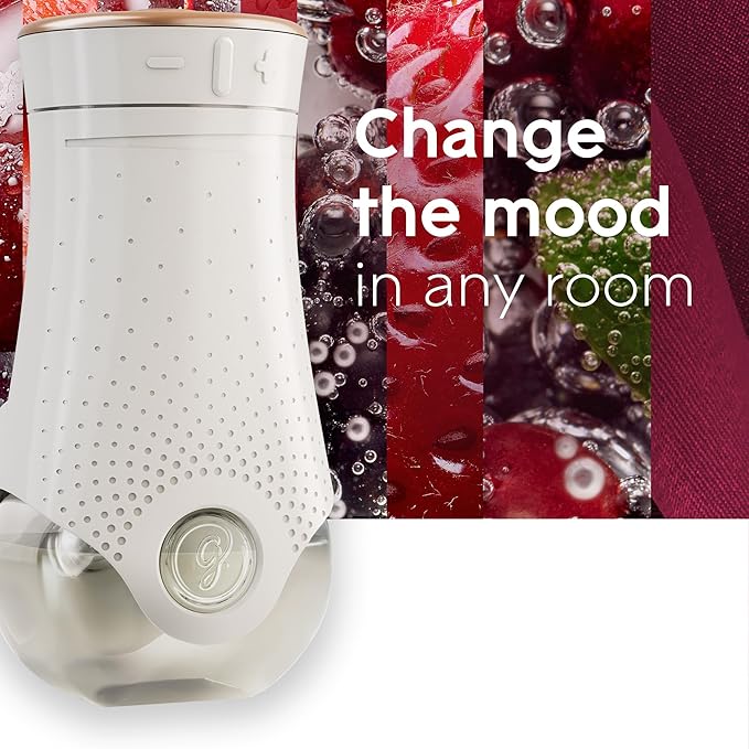 Glade PlugIns Refills Air Freshener Starter Kit Scented and Essential Oils for Home and Bathroom Bubbly Berry Splash 4.02 Fl Oz 2 Warmers + 6 Refills