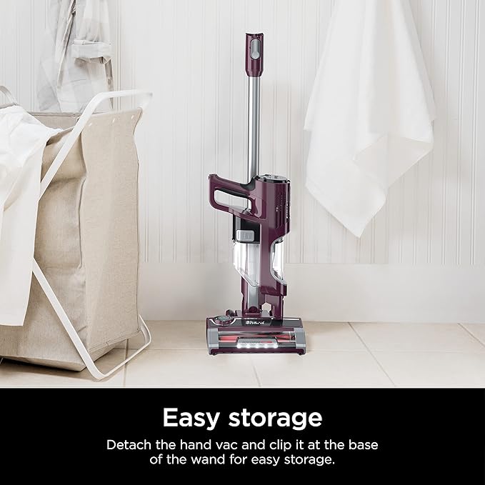 Shark HZ702 Ultralight PetPro Corded Stick Vacuum with PowerFins HairPro Odor Neutralizer Technology Wine Purple