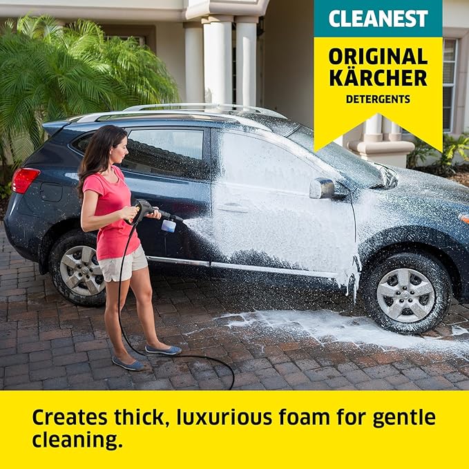 Kärcher Pressure Washer Cleaning Soap Concentrate Bundle - Multi-Purpose for Outdoor Surfaces Car Wash &amp Wax 1 Gallon Each