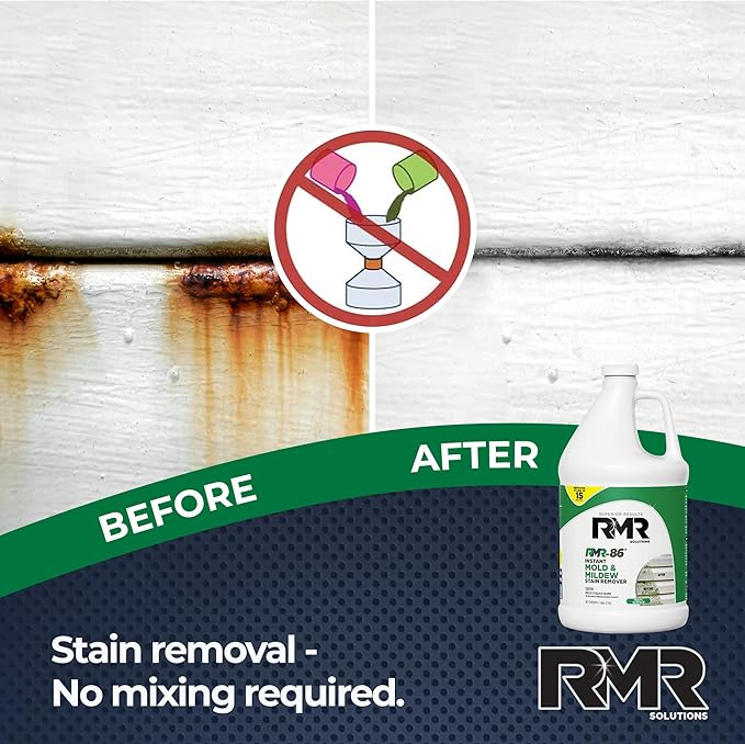 RMR Brands RMR-86 Instant Mold Stain Remover All-Purpose Botanical Based Disinfectant Cleaner DIY Mold Remover Bundle