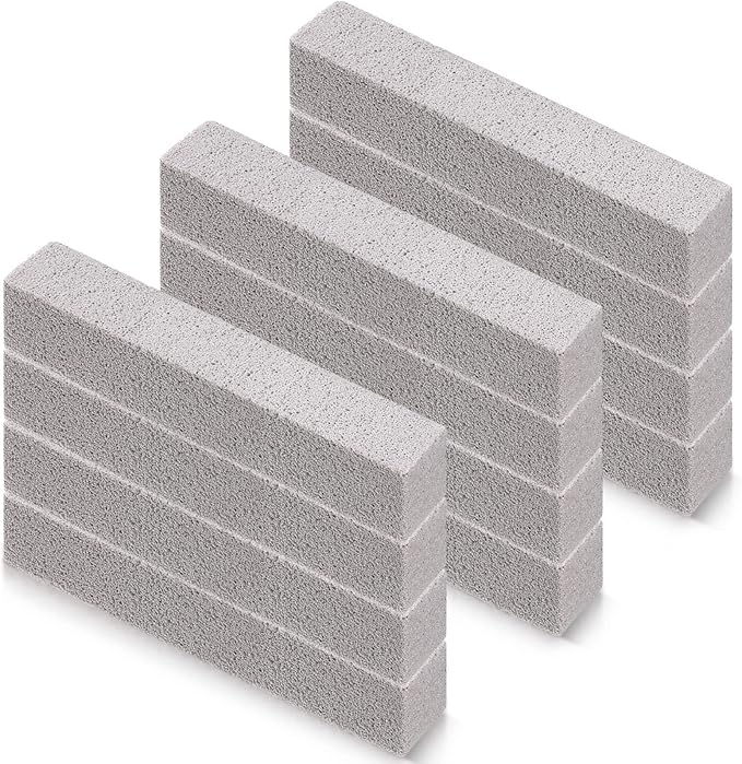 100 Pack Pumice Stone for Toilet Cleaning Bowl Stick Toilet Pumice Scouring Pad Pumice Stick Cleaner for Toilet Bathtubs Bathroom Kitchen Sink Pool Grill 5.9 x 1.37 x 0.98 Inch
