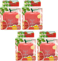 car air freshener 4 Packs Honey Apple Scent in Cute Apple Shape Container Best JDM Japan Car Home Office Air Freshener
