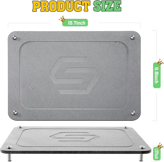 CSD Quick Drying Stone Mat for Kitchen Counter - Super Absorbent &amp Non Slip Dish Drying Mats - Diatomaceous Earth Sink Tray Mat - Drying Pad - 15.7 × 11.8 Inches