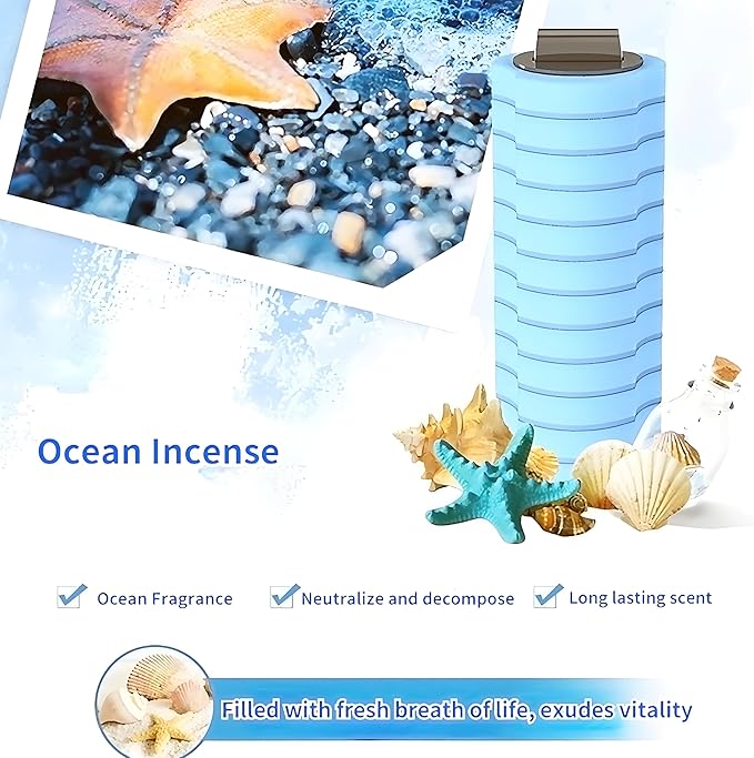 56 Count Toilet Bowl Wand Refills KIRIKIT Wall-Mounted Disposable Toilet Cleaner Brush Heads for Bathroom Toilet Scrubber Cleaning Accessories Lavender Lemon Ocean
