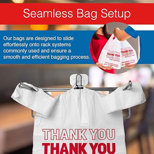 Reli. Thank You T-Shirt Bags (350 Ct) &amp 40-45 Gal Trash Bags (250 Bags)