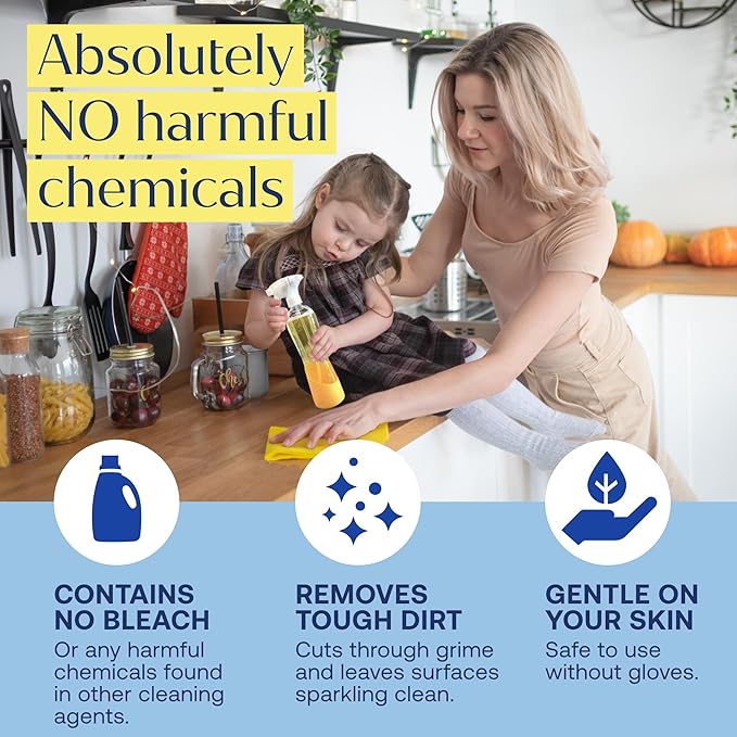 Fab Tab Tablet Cleaner Multi-Purpose &amp Bathrom Cleaner for Eco-Concious Cleaning Non Harmful &amp Chemical-Free Formula Convenient Refills with 2 Glass Bottles Luxury Hotel Scent (6 Refill Ta