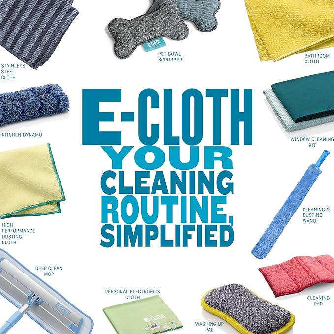 E-Cloth Deep Clean Mop Dusting Head Reusable Microfiber Dusting Mop Heads Replacements for Dust Mops for Floor Cleaning 100 Wash Guarantee 1 Pack