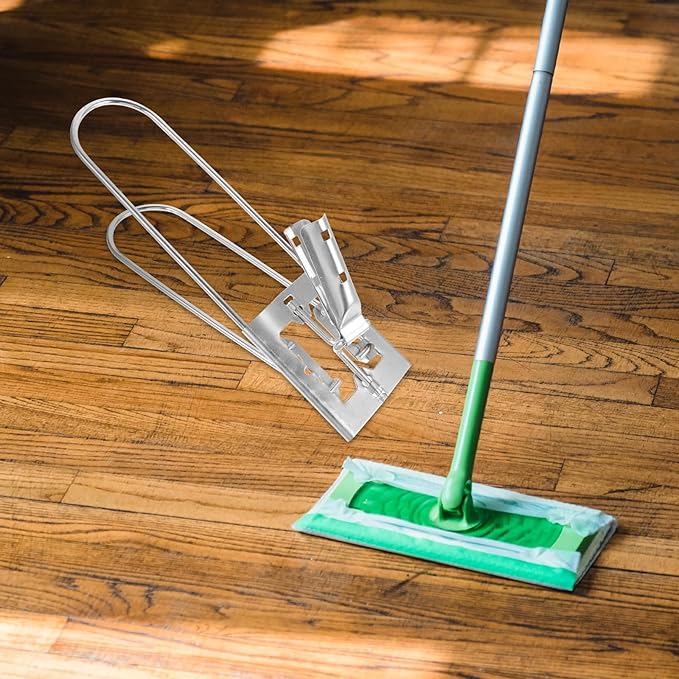 Stainless Steel Folding Mop Frame Flat Mop Support Commercial Floor Cleaning